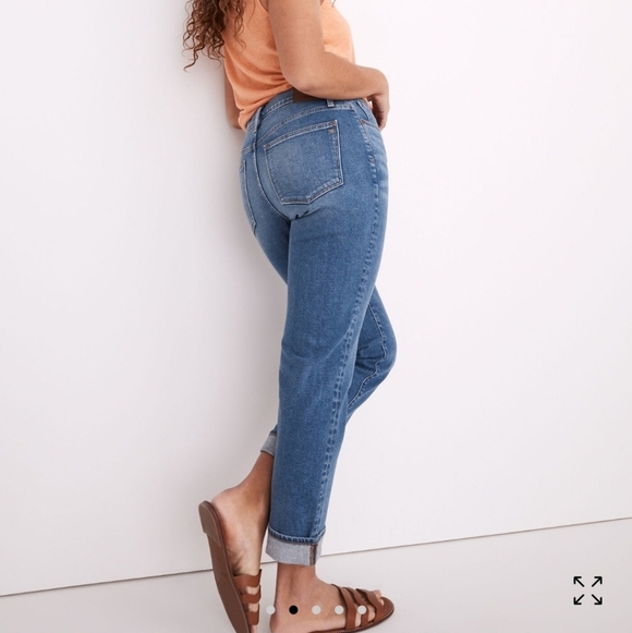 Madewell Roadtripper Slim Boyjeans in Aylesbury Wash Comfort Denim Ankle 29 (8) - Picture 7 of 16